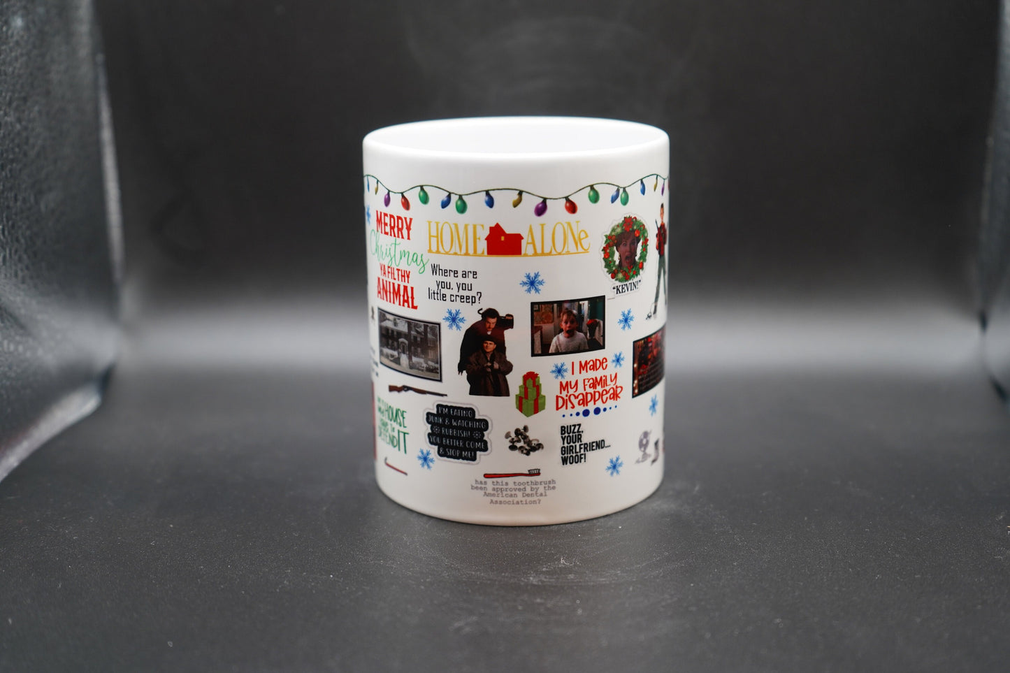 Home Alone 11oz Coffee Mug 100% Dishwasher and Microwave Safe Sublimation Ink