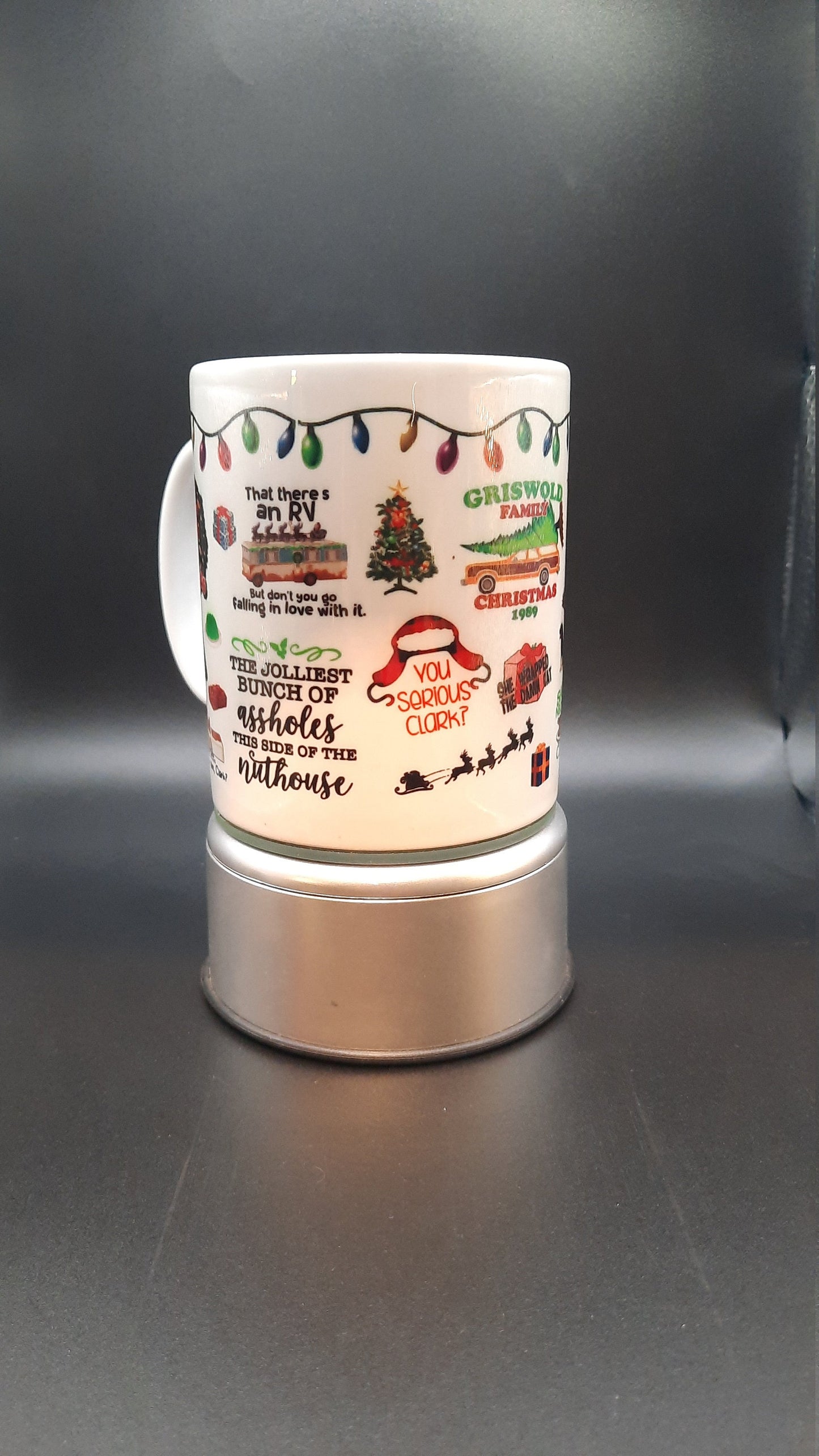 Griswold 11oz Coffee Mug Christmas Vacation 100% Dishwasher and Microwave Safe Sublimation Ink