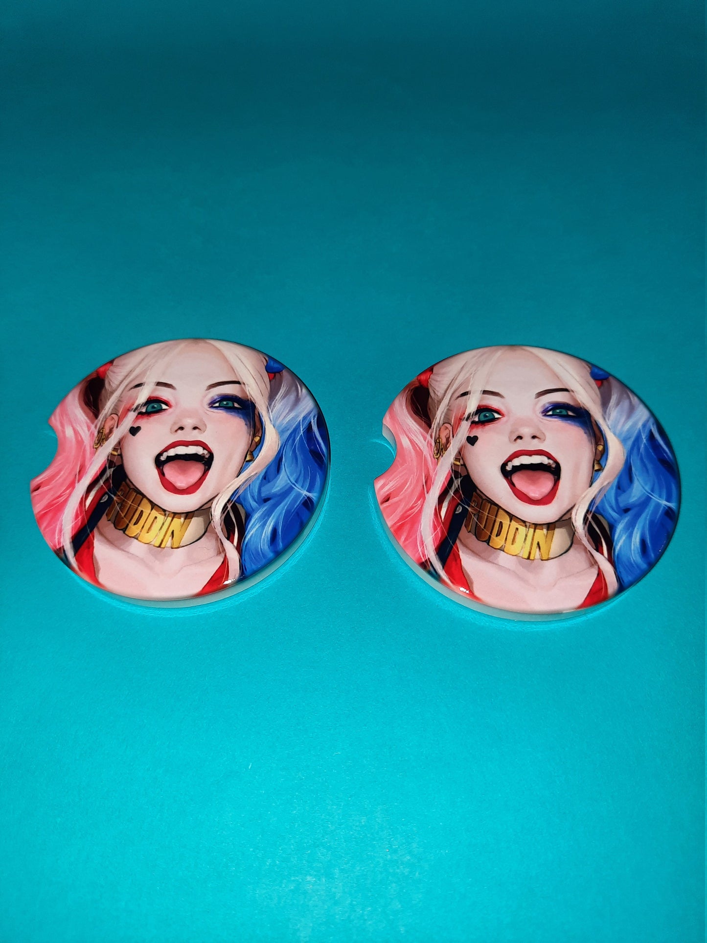 Harry Quinn Ceramic Car Coasters (2-PK)