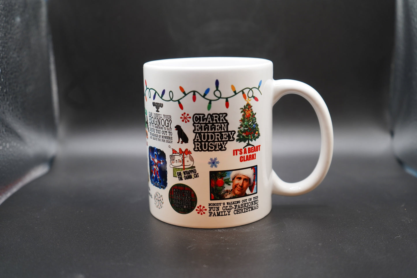 Griswold V2 11oz Coffee Mug Christmas Vacation 100% Dishwasher and Microwave Safe Sublimation Ink