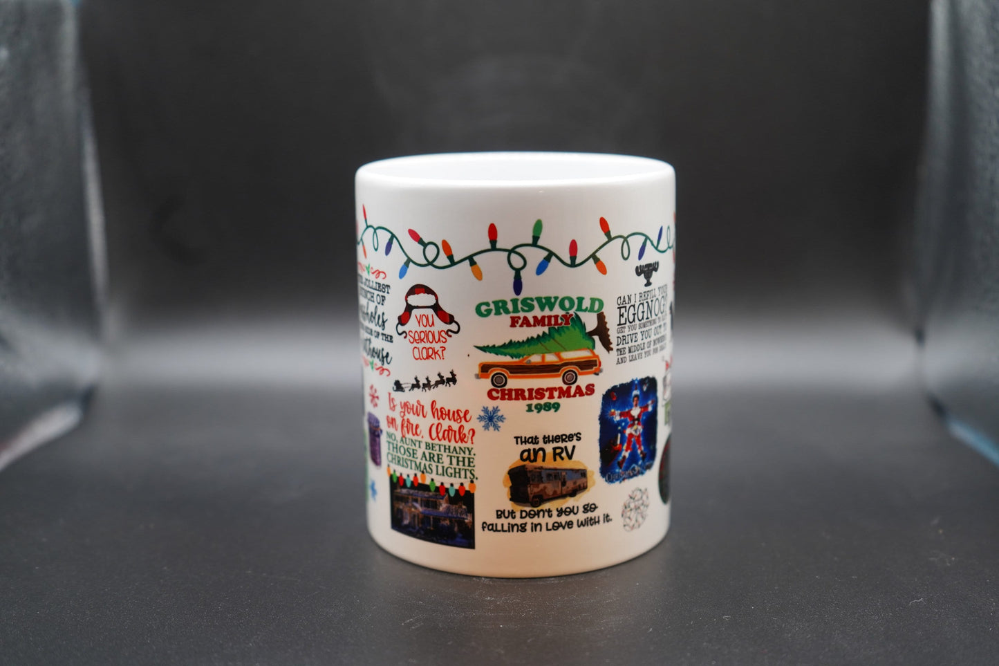 Griswold V2 11oz Coffee Mug Christmas Vacation 100% Dishwasher and Microwave Safe Sublimation Ink