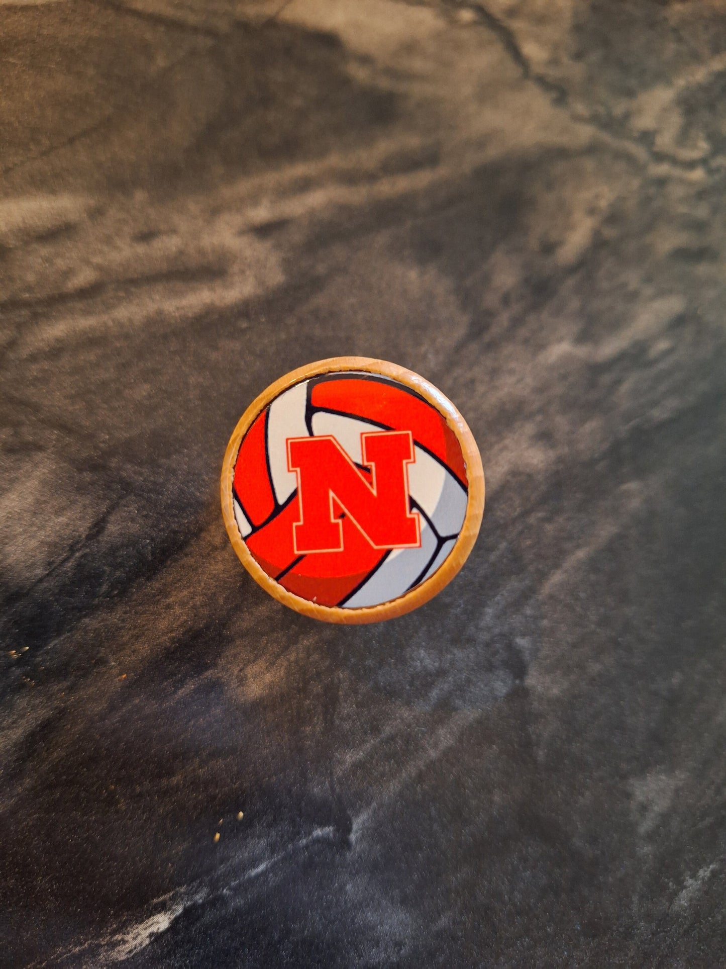 Nebraska Volleyball "N" Cork Wine Stopper