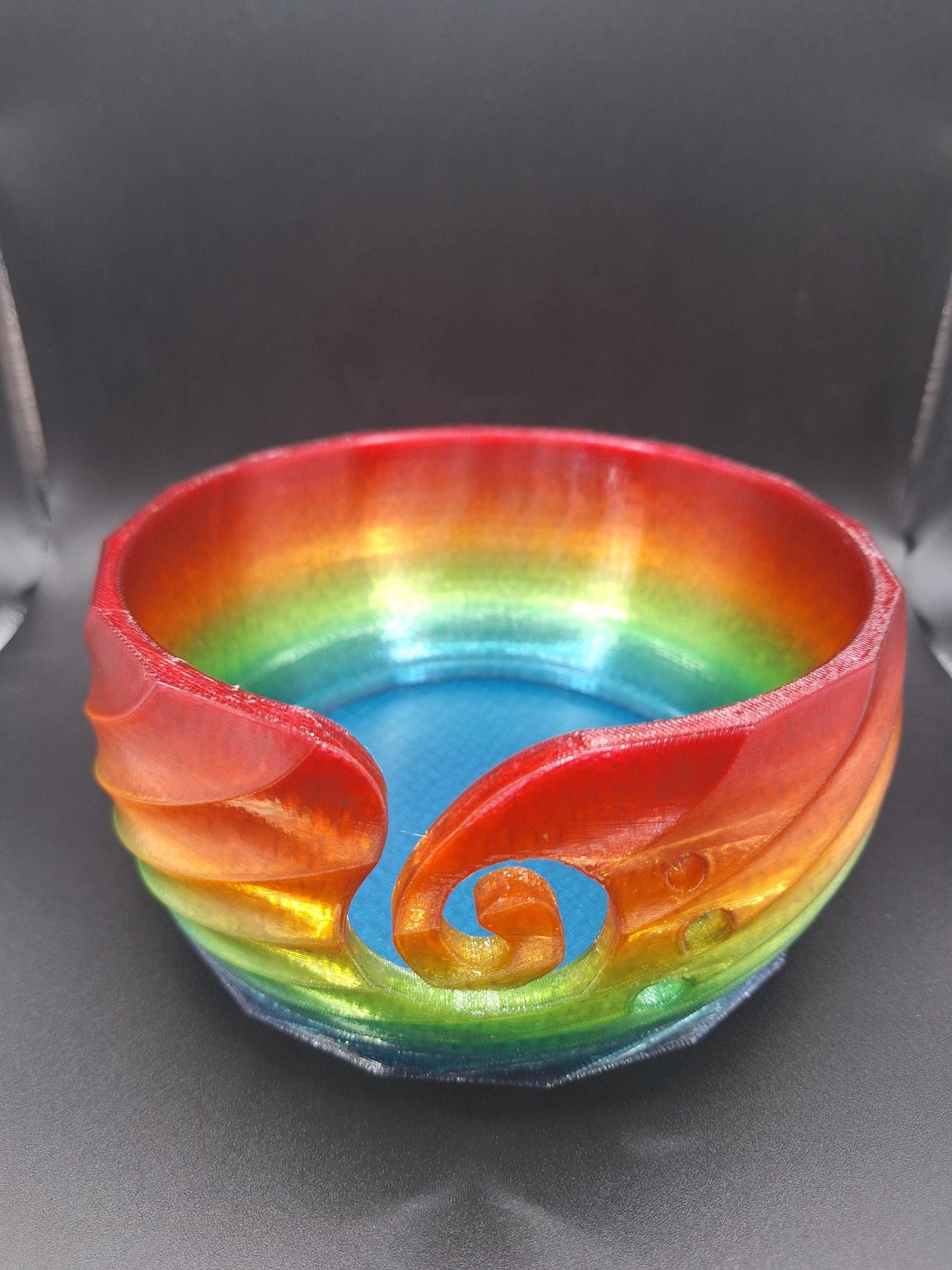 Yarn Bowl with hidden bottom to add weight- Knitting Bowl to Hold Yarn and Prevent Tangles, Perfect Gift for Knitters and Crocheters