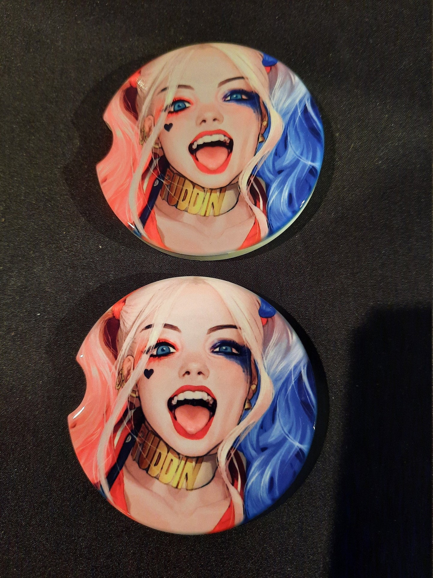 Harry Quinn Ceramic Car Coasters (2-PK)