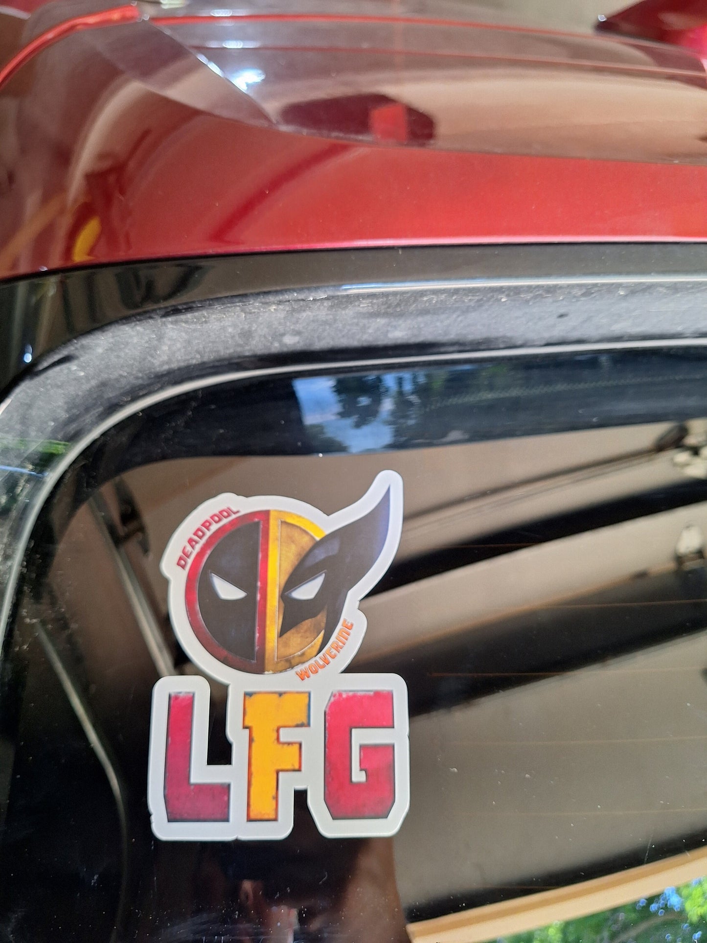 LFG Deadpool Wolverine UV Decal 3.5 x 5 inches