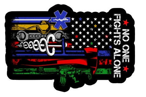 First Responder Icon Sticker 2-pack Water Resistant