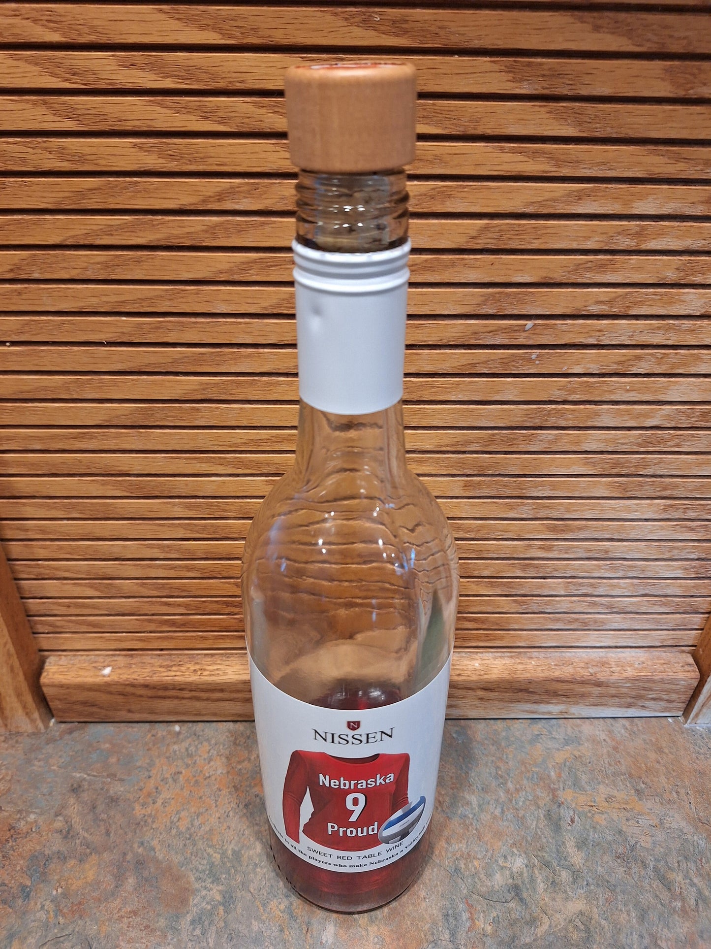 Nebraska Volleyball "N" Cork Wine Stopper