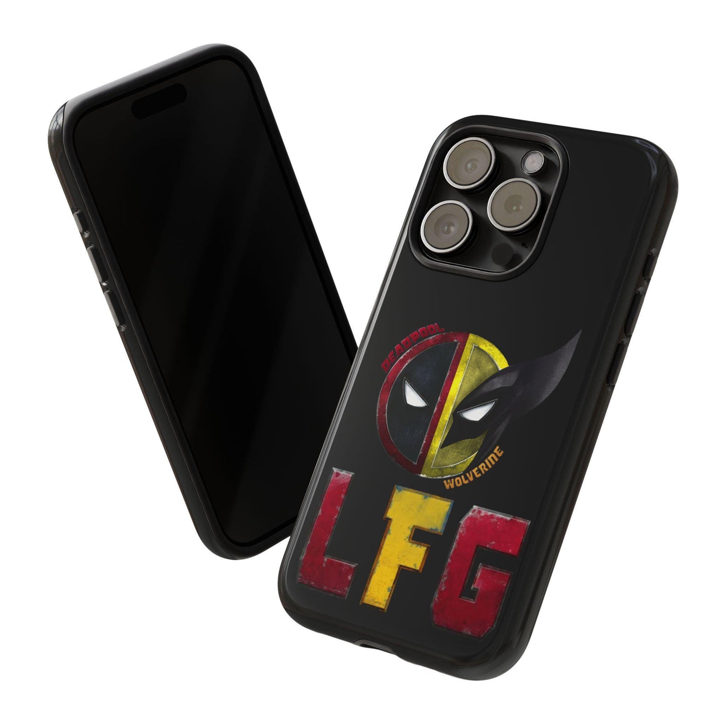 Deadpool & Wolverine Phone Case, Superhero, Gift for Comic Fans, Geeky Tech Gear