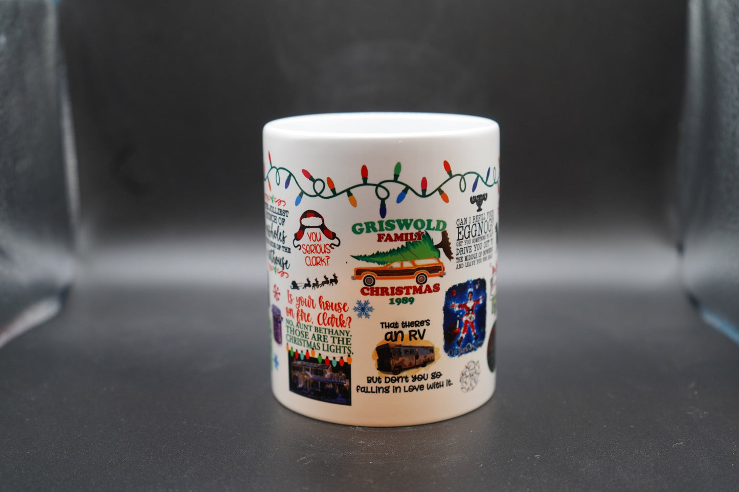 Griswold V2 11oz Coffee Mug Christmas Vacation 100% Dishwasher and Microwave Safe Sublimation Ink