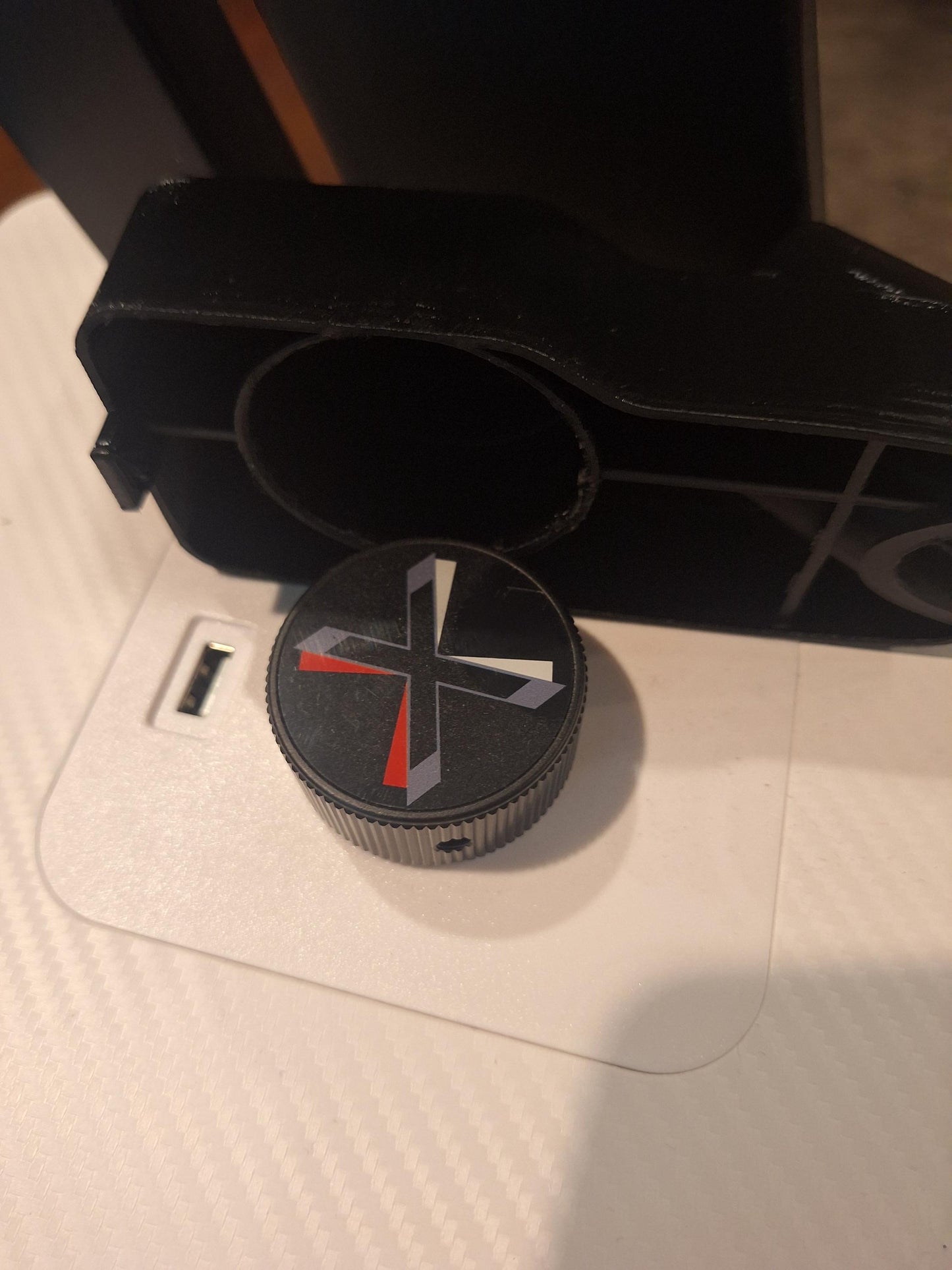 Tankstick Quest Mount Kit for Pinball FX VR X-Arcade 3D Printed Accessory Red Black