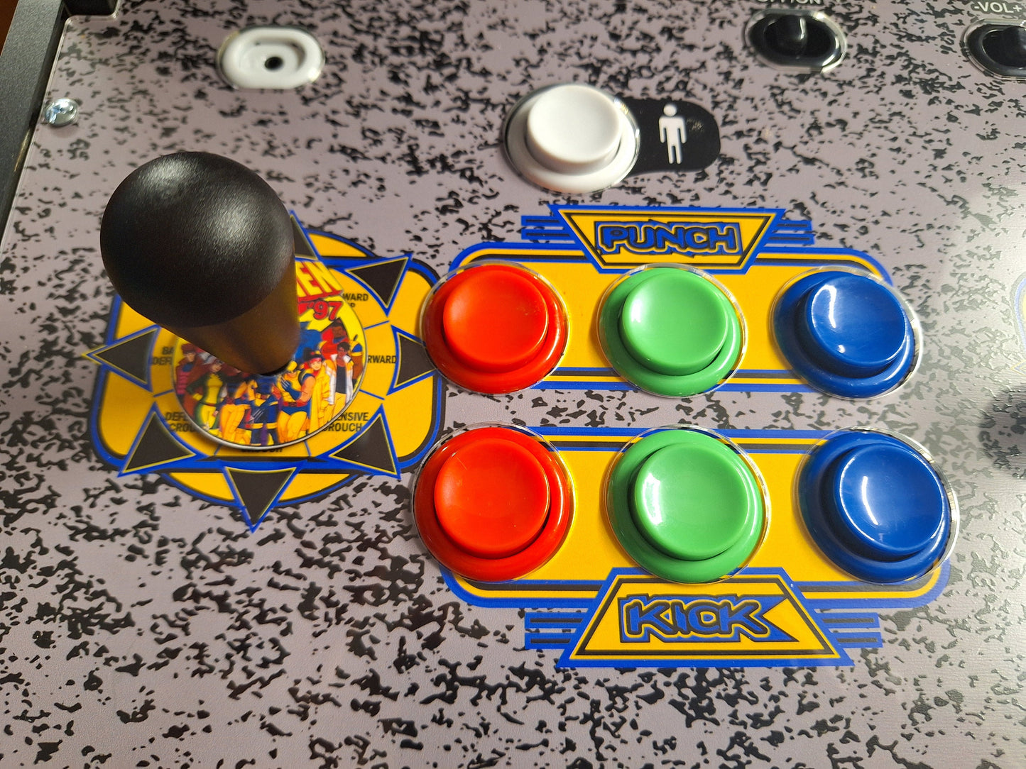 X-Men '97 Arcade 1up Joystick Dust Cover Vinyl Stickers Waterproof 2-pk