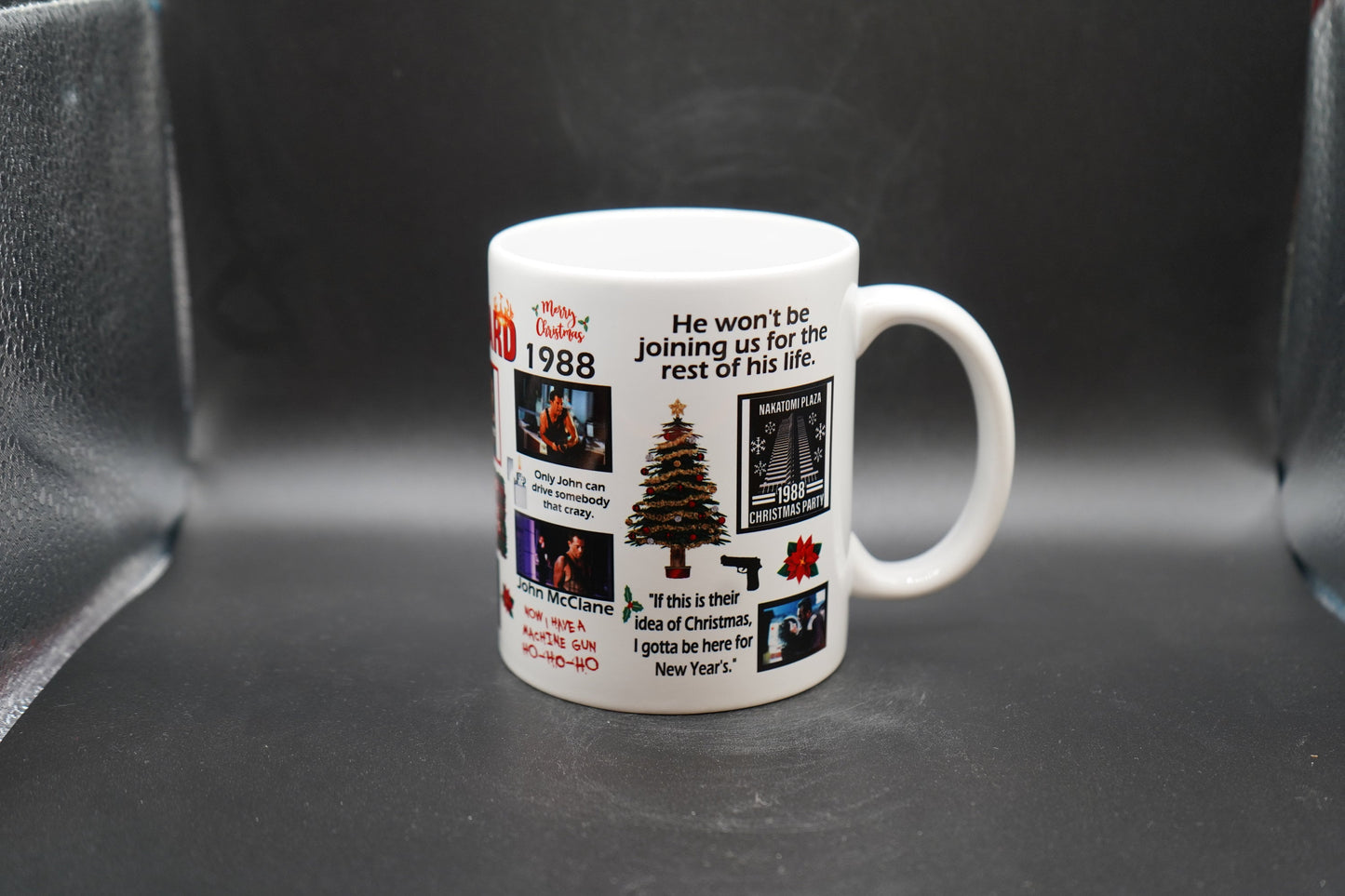 Die Hard Christmas 11oz Coffee Mug 100% Dishwasher and Microwave Safe Sublimation Ink
