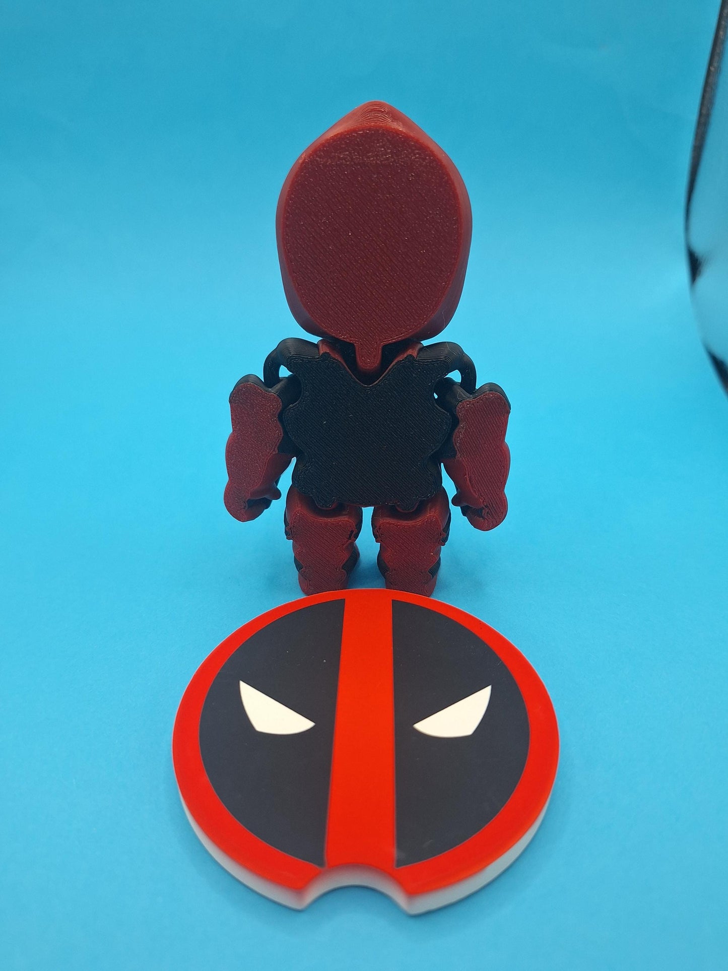 Deadpool Flexi with Magnet and Car Coaster Set - Marvel Car Accessory, Cup Holder Protector, Gift for Deadpool Fans