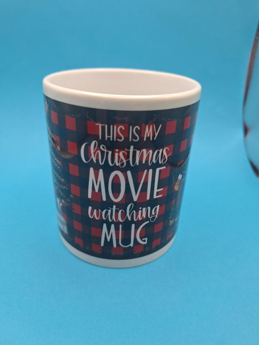 Christmas Movie Flannel Mug 11oz Coffee Mug 100% Dishwasher and Microwave Safe Sublimation Ink
