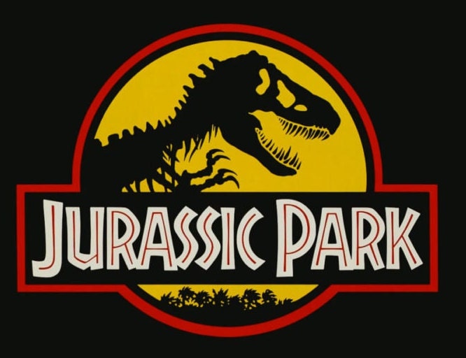 Jurassic Park Logo 2-pk Ceramic Car coasters