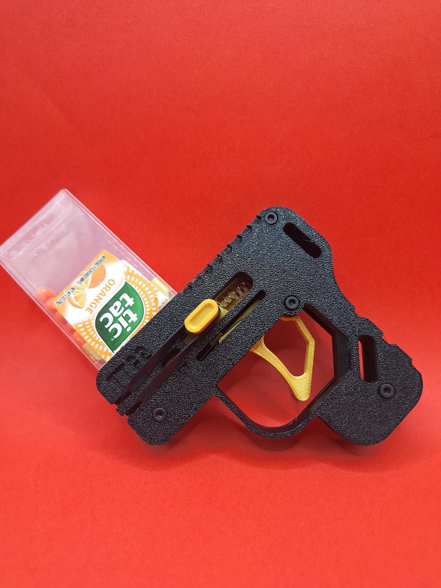 Superhero Themed Tic Tac Gun Toy with Super Powers - 3D Printed - Kids Action Gift & Party Favor