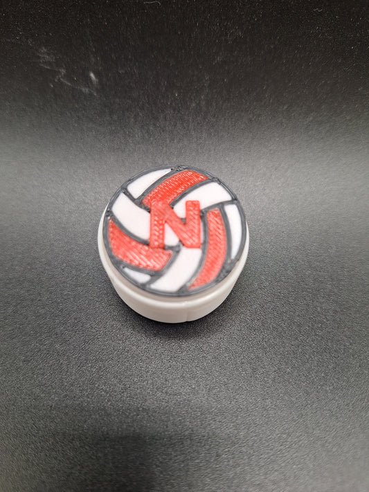 Nebraska Volleyball Fidget Clicker Toy - Stress Relief Sensory Fidget for Fans & Players