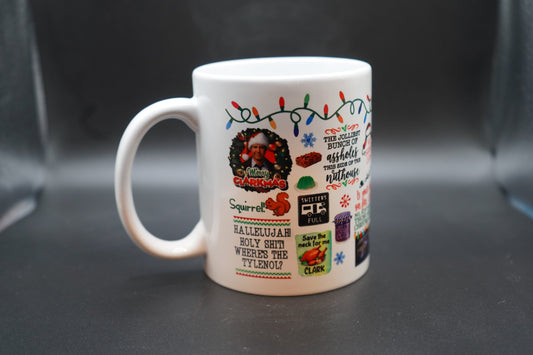 Griswold V2 11oz Coffee Mug Christmas Vacation 100% Dishwasher and Microwave Safe Sublimation Ink