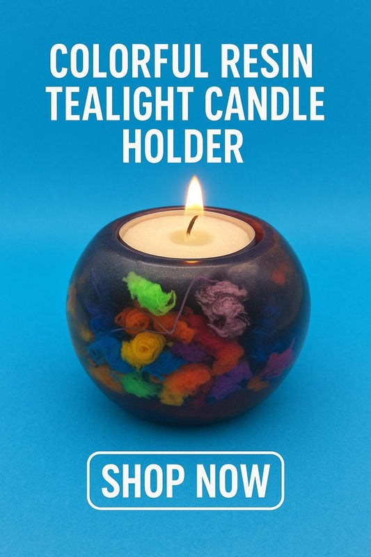 Unique 3D Filament Resin Tea light holder 2 Sizes - Unique 3D Printed Poop Filament Display Piece for Home Decor & Gifts. 1-of-a-kind.