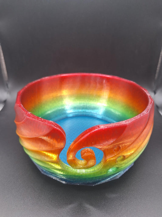 Yarn Bowl with hidden bottom to add weight- Knitting Bowl to Hold Yarn and Prevent Tangles, Perfect Gift for Knitters and Crocheters