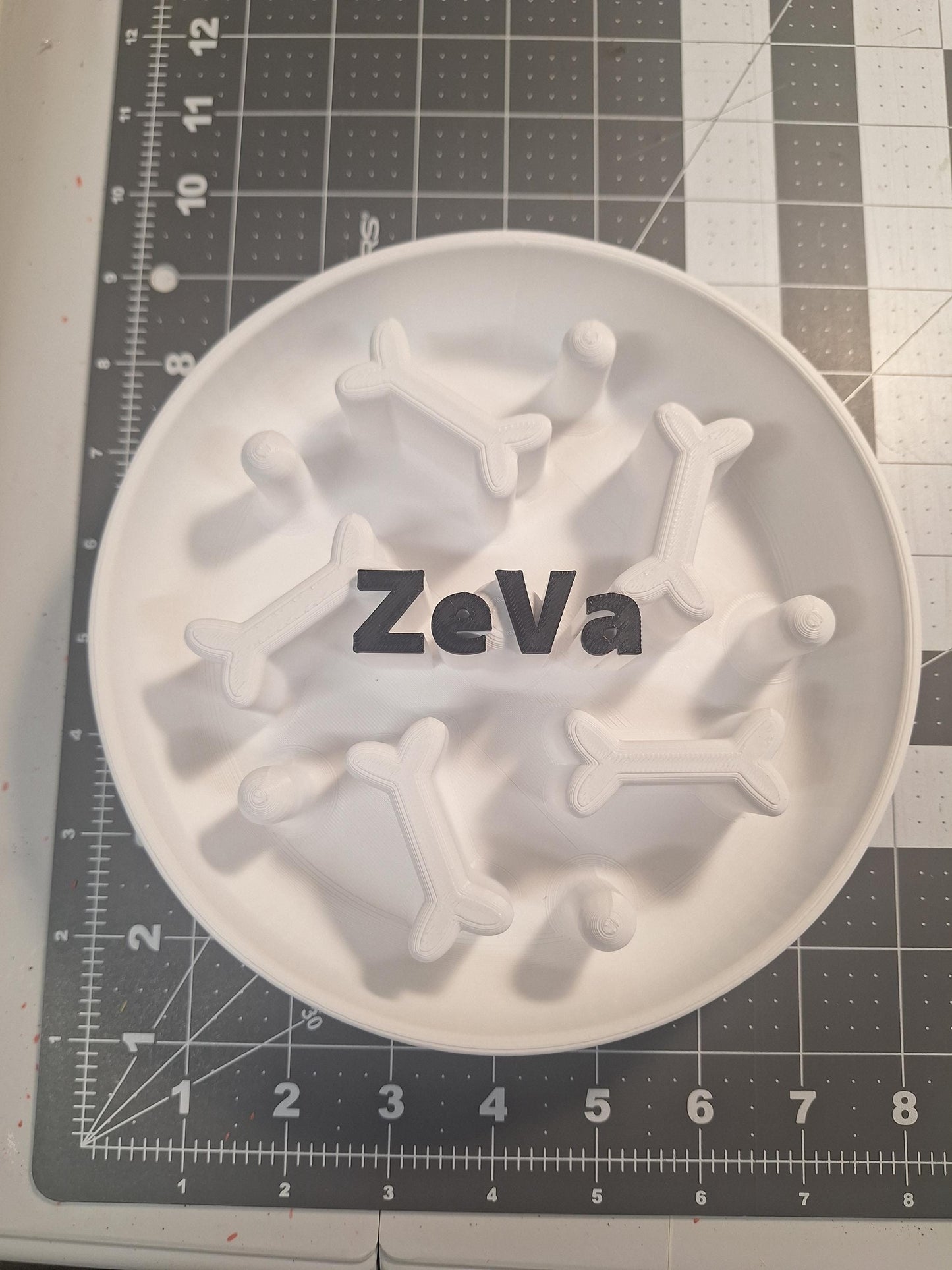 Personalized Slow Feeder Dog Bowl - Custom Pet Dish to Reduce Eating Speed & Improve Digestion for Small to Large Dogs