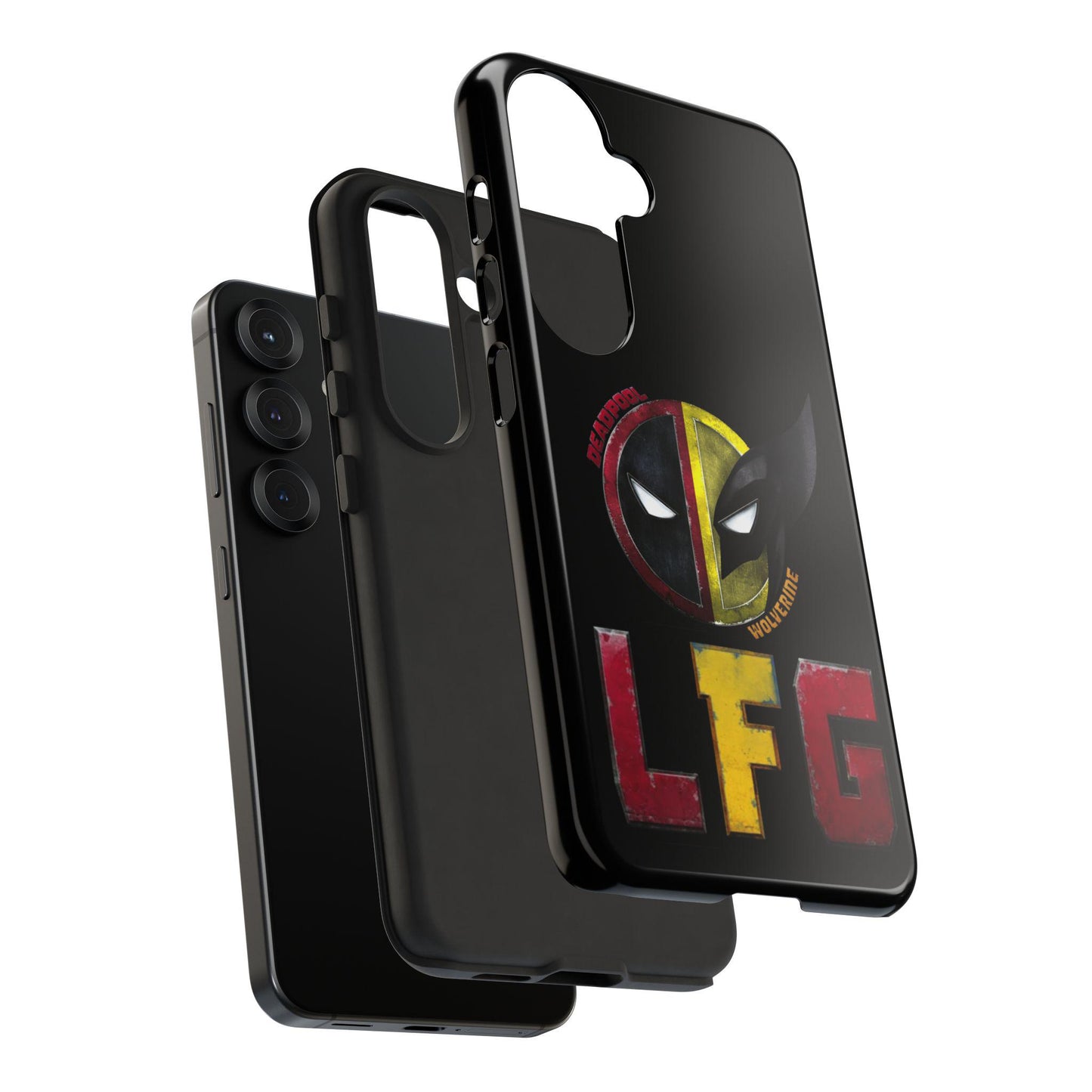 Deadpool & Wolverine Phone Case, Superhero, Gift for Comic Fans, Geeky Tech Gear