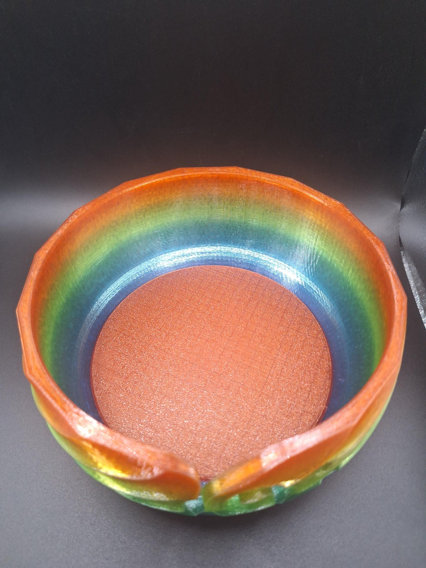 Yarn Bowl with hidden bottom to add weight- Knitting Bowl to Hold Yarn and Prevent Tangles, Perfect Gift for Knitters and Crocheters
