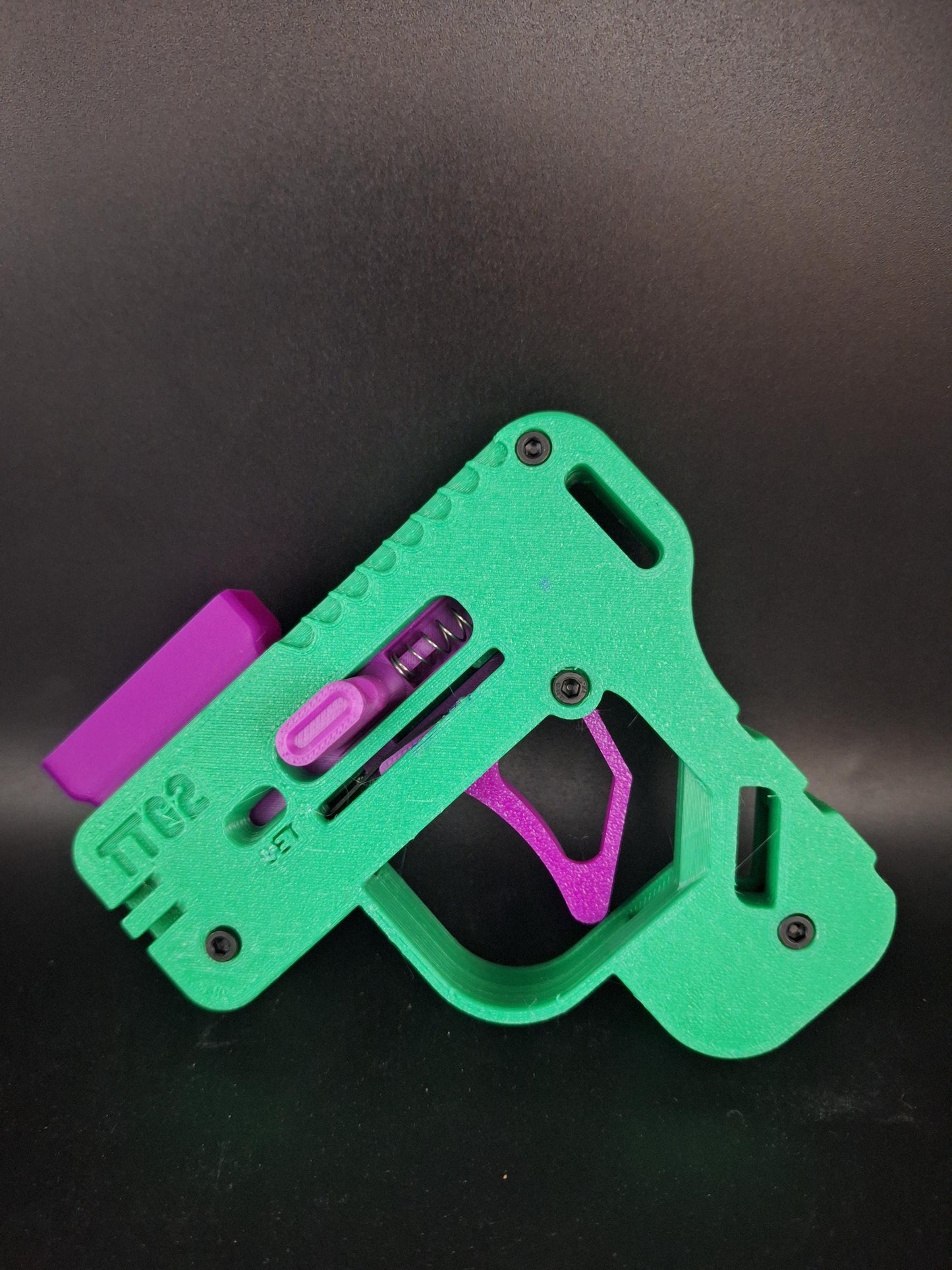 Superhero Themed Tic Tac Gun Toy with Super Powers - 3D Printed - Kids Action Gift & Party Favor